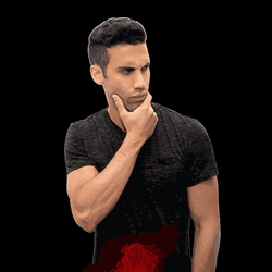 Man In Doubt Shakes Head GIF