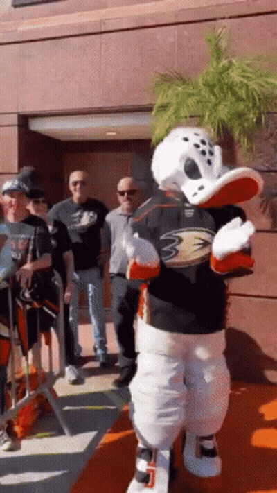 Man In Duck Costume GIF