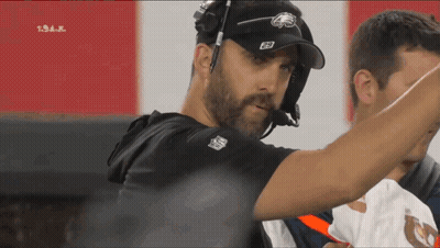 Man In Eagles Hat GIF