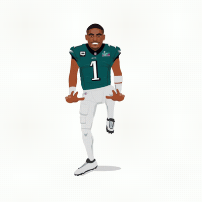 Man In Eagles Hat Talking Into Microphone GIF