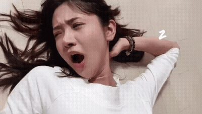 Man In Ear Muffs And Purple Hoodie Too Tired For This GIF