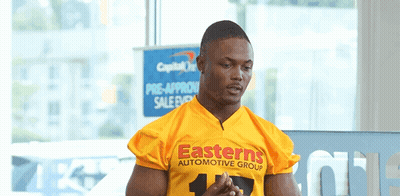 Man In Easterns Automotive Group Jersey GIF
