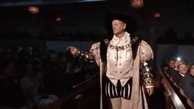 Man In Fancy Dress Costume GIF