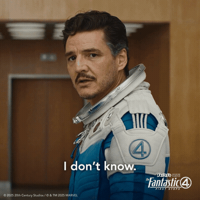 Man In Fantastic Four Outfit Says I Don't Know GIF
