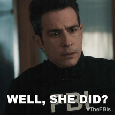 Man In FBI Uniform Saying Well She Did GIF