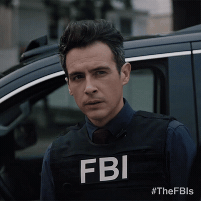Man in FBI Vest
