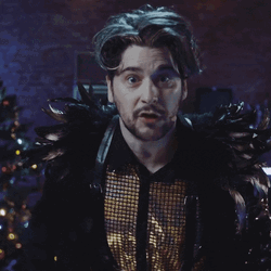 Man In Feathered Costume Surprised Whaaaa GIF