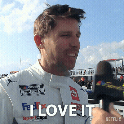 Man In FedEx Shirt Holding Microphone GIF
