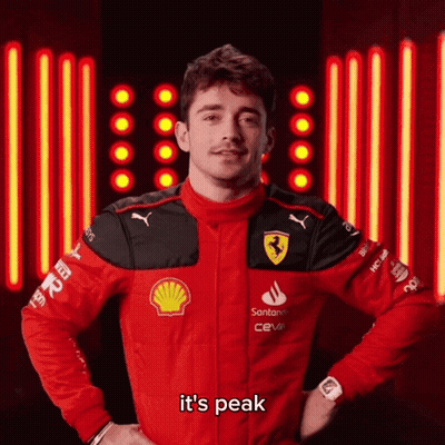 Man In Ferrari Jacket Says Peak GIF