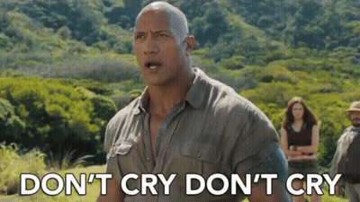 Man In Field Saying Don't Cry Don't Cry GIF