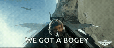 Man In Fighter Jet We Got A Bogey GIF