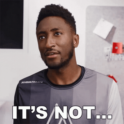 Man In Fiveultimate Shirt Saying It's Not GIF