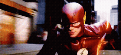 Man In Flash Costume Running GIF