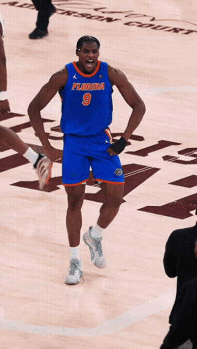 Man In Florida Jersey On Court GIF