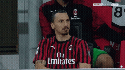 Man In Fly Emirates Jersey In Stadium GIF