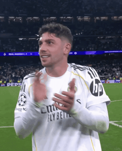 Man In Fly Emirates Shirt Clapping GIF