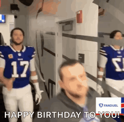 Man In Football Uniform Number 17 GIF