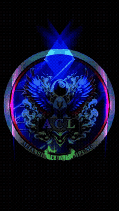 Man In Front Of ACL Club Logo GIF