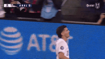 Man In Front Of AT&T Advertisement GIF