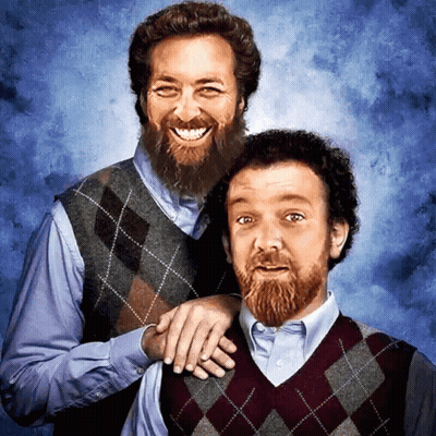 Man In Front Of Chisme Screen GIF