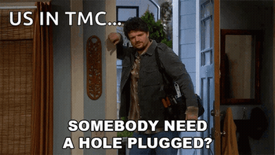 Man In Front Of Door Us In TMC GIF