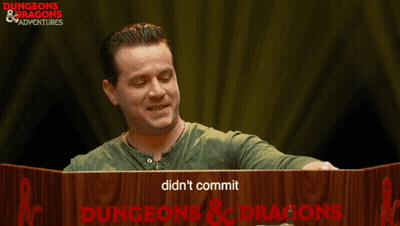 Man In Front Of Dungeons & Dragons Podium GIF