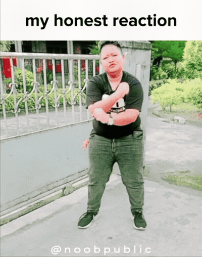 Man In Front Of Fence My Honest Reaction GIF