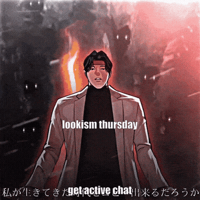 Man In Front Of Fire Lookism Thursday GIF