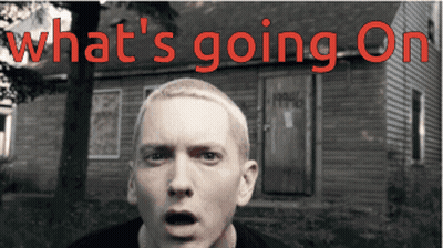 Man In Front Of House Saying What's Going On GIF