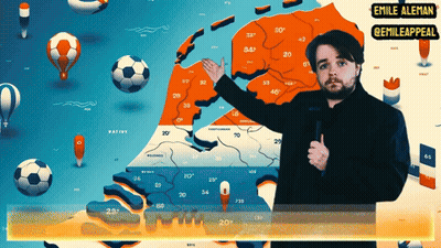 Man In Front Of Map Emile Aleman GIF