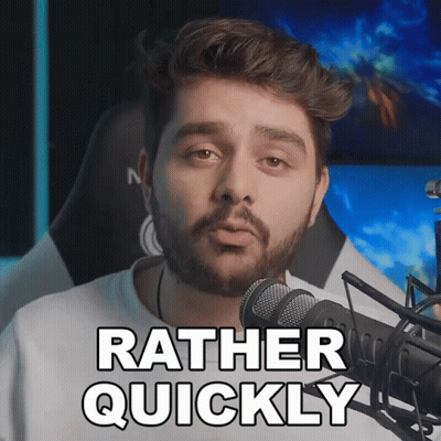 Man In Front Of Microphone Saying Rapidly GIF