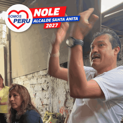 Man In Front Of Nole Alcalde Santa Anita Sign GIF