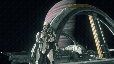 Man In Front Of Olistar Building GIF