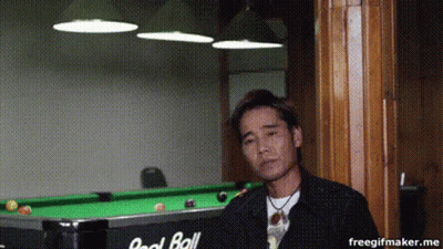 Man In Front Of Pool Table Saying Pool Ball GIF
