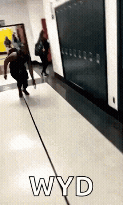 Man In Front Of Refrigerator Saying I'm Out!!! GIF