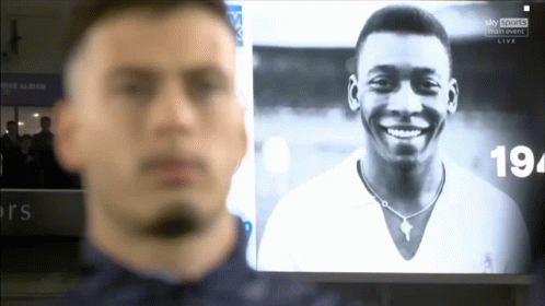 Man In Front Of Screen Saying 194 GIF