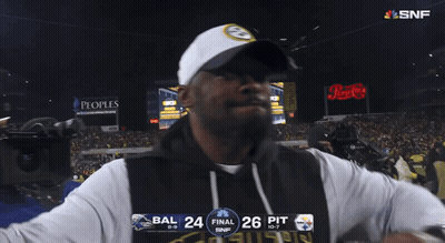 Man In Front Of Screen Saying Bal 24 Final 26 Pit GIF