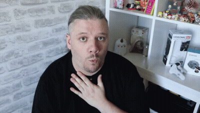 Man In Front Of Videomic Box GIF