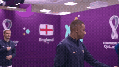 Man In Front Of Wall Saying England GIF