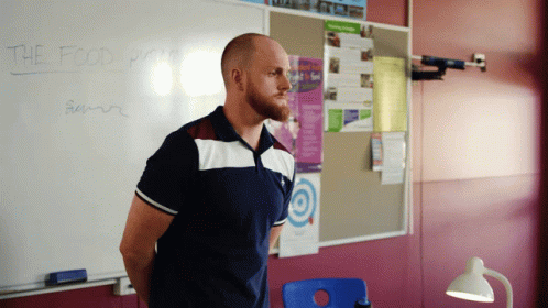 Man In Front Of Whiteboard Saying The Food Project GIF