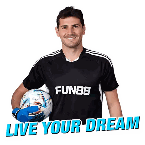 Man In Fun88 Shirt Sticker