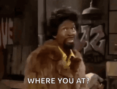 Man In Fur Coat Asking Where You Are GIF