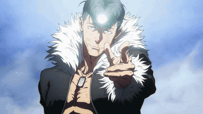 Man In Fur Coat Pointing At Camera GIF