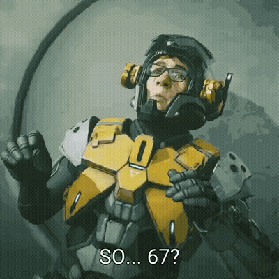 Man In Futuristic Suit Asking So 67 GIF
