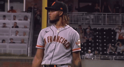 Man In Giants Jersey On Field GIF