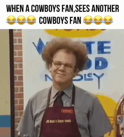 Man In Glasses And Apron Saying Nyur's Super Foods GIF