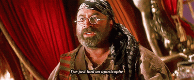 Man In Glasses And Bandana Says I've Just Had An Apostrophe GIF