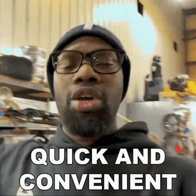 Man In Glasses And Beanie Quick And Convenient GIF