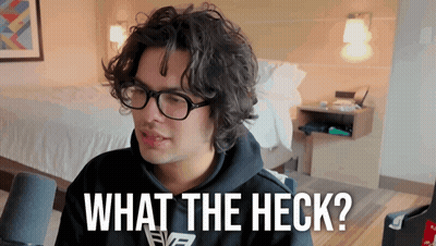Man In Glasses And Black Hoodie Asking What The Heck GIF