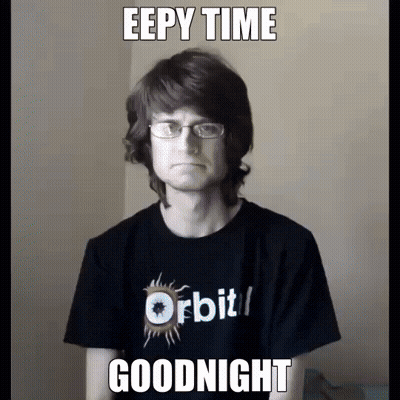 Man in Glasses and Black Orbit Shirt